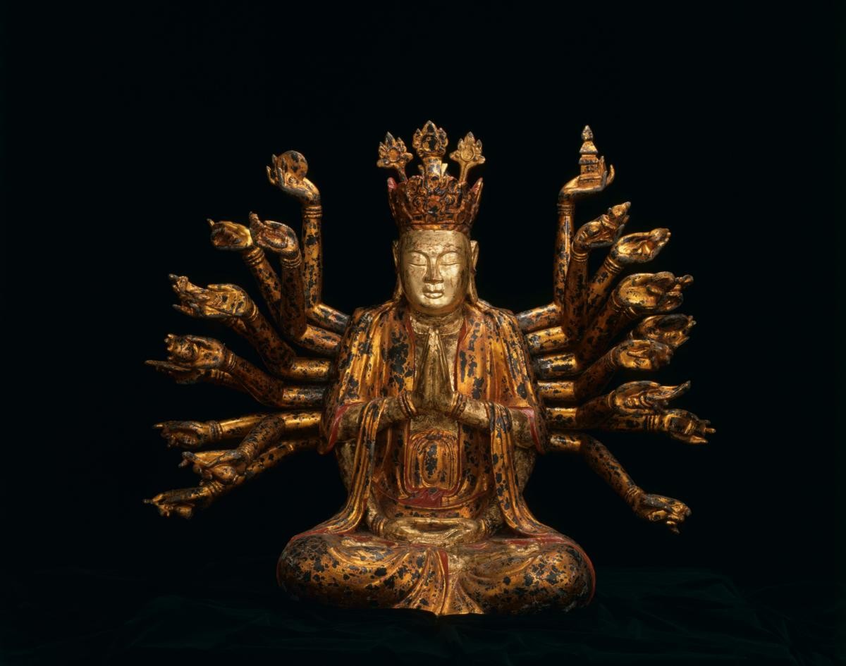 多臂观世音菩萨(越南作Quan Am,即Avalokiteshvara/观自在菩萨)