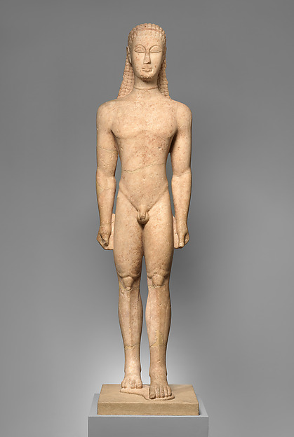 大理石青年立像(kouros)