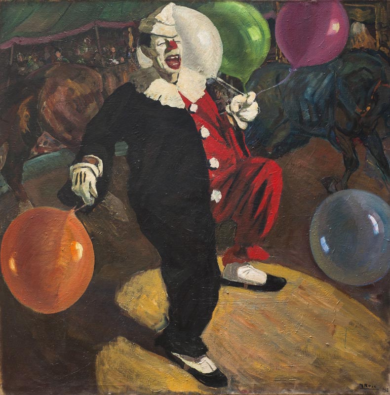 El payaso con globo(持气球的小丑)