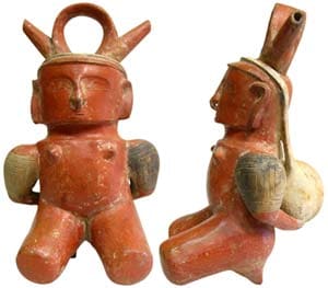 马拉加纳人形壶（Alcarraza con forma femenina）