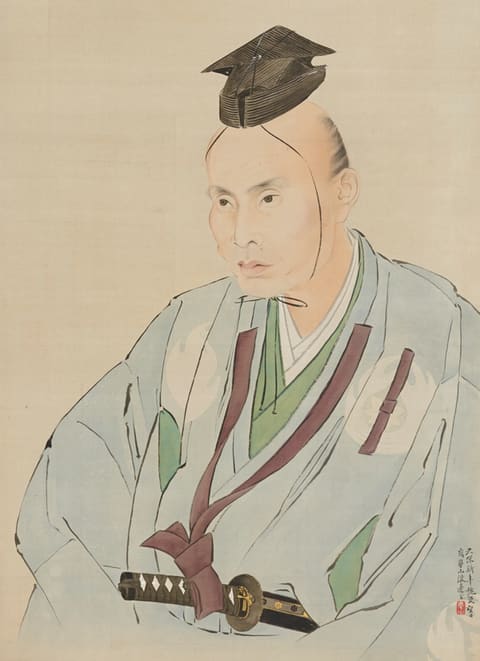 鹰见泉石像
