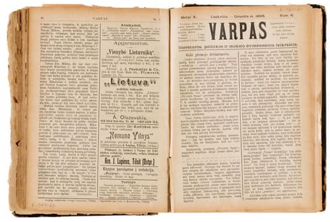 《瓦尔帕斯》1898年第6期——立陶宛国歌的首次刊印
