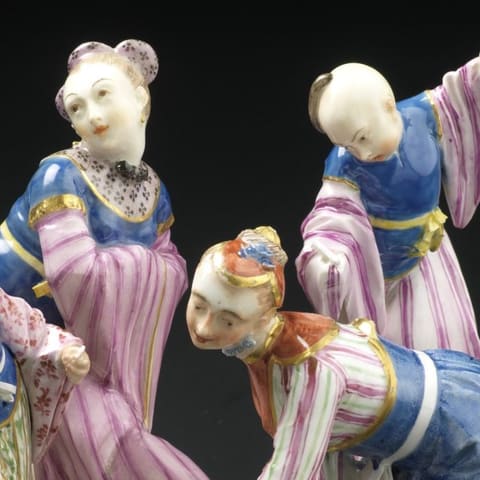 中国人物瓷塑