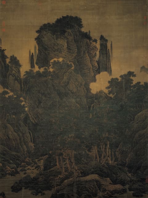 万壑松风图
